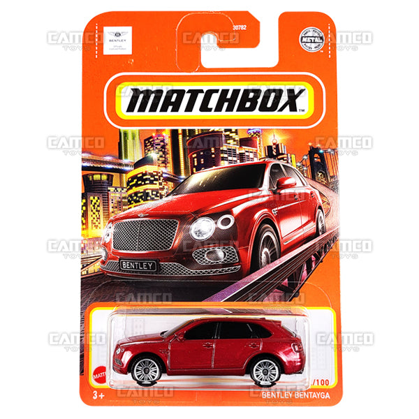 Bentley Bentayga #82 red - 2022 Matchbox Fashion