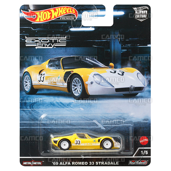 69 Alfa Romeo 33 Stradale - 2022 Hot Wheels (Exotic Envy) Fashion