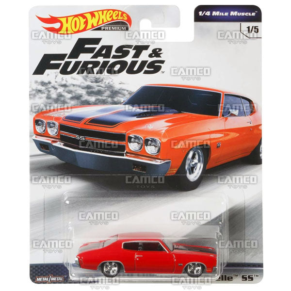 1970 Chevrolet Chevelle SS (Red) - 2019 Hot Wheels (1 4 Mile Muscle) Discount