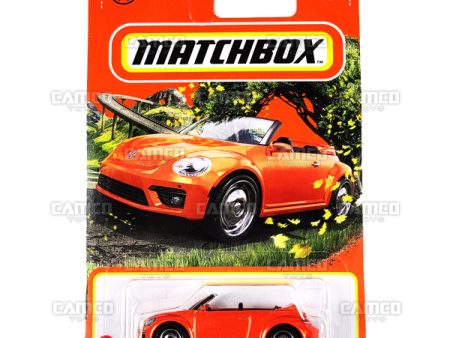 2019 Volkswagen Beetle Convertible #14 orange - 2022 Matchbox Fashion