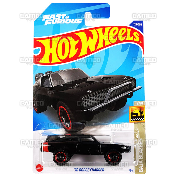 70 Dodge Charger #129 black - 2022 Hot Wheels Hot on Sale