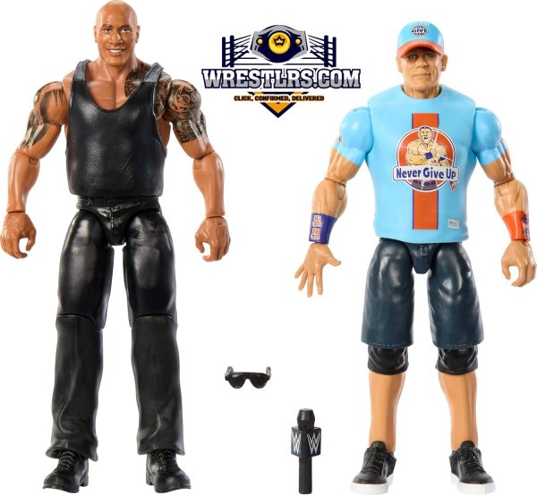 The Rock & John Cena - WWE Main Event Showdown Series 19 For Sale