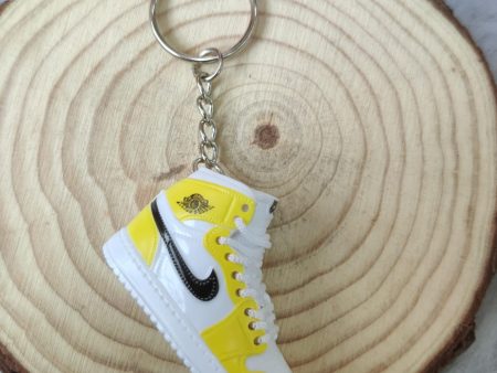 3D Sneaker Keychain - Yellow on Sale