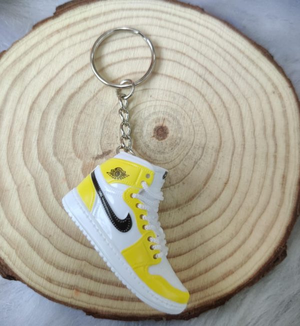 3D Sneaker Keychain - Yellow on Sale