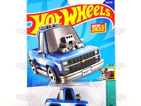 Toon d 83 Chevy Silverado #104 blue - 2022 Hot Wheels Online Sale