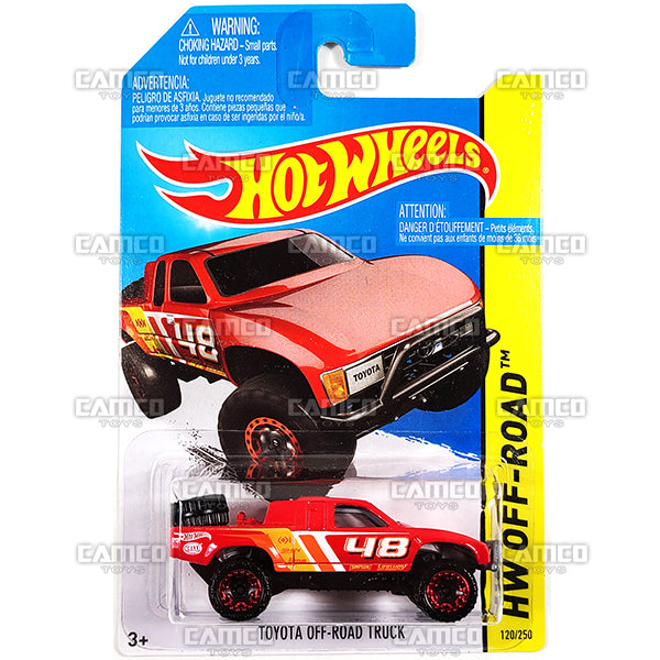 Toyota Off-Road Truck #120 red - 2015 Hot Wheels Sale