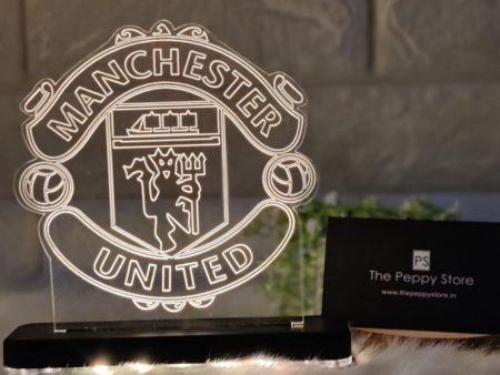 Manchester United Led Plaque with Stand Hot on Sale