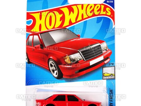 Mercedes-Benz 500 E #86 red - 2022 Hot Wheels Sale