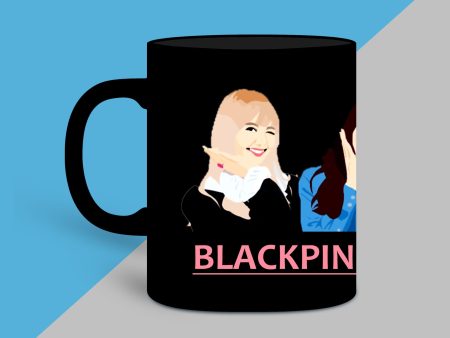 Black Pink Character Black  Mug Fashion