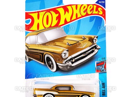 57 Chevy #44 gold - 2022 Hot Wheels on Sale