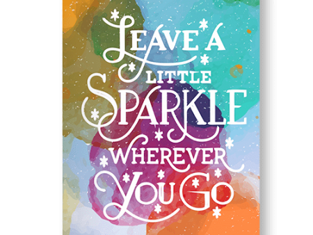 Leave A Little Sparkle Wherever You Go Pocket Diary Cheap