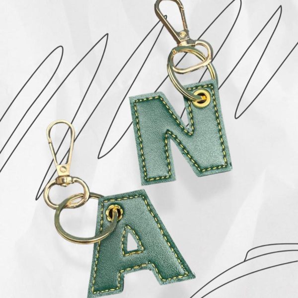 Personalised Alphabet Keychains AK (No Cod Allowed On This Product) - Prepaid Orders Only Fashion