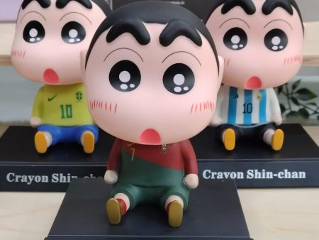 Shinchan Football Players Cosplay Version Bobblehead With Phonestand (Select From Drop Down) Online Hot Sale