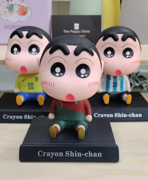 Shinchan Football Players Cosplay Version Bobblehead With Phonestand (Select From Drop Down) Online Hot Sale