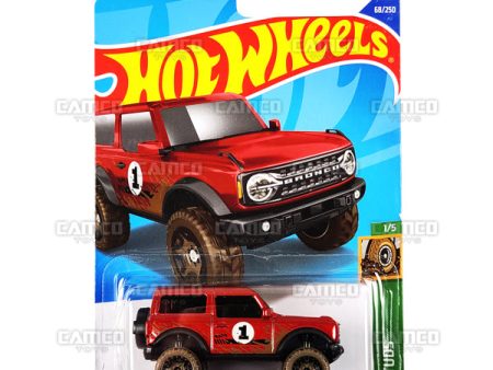 21 Ford Bronco #68 red - 2022 Hot Wheels Sale