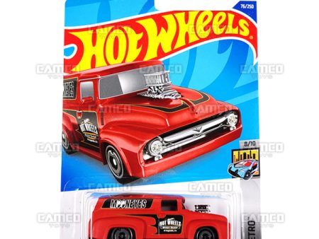 56 Ford F-100 #76 red - 2022 Hot Wheels Online Sale