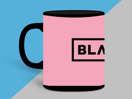 Black Pink Logo Mug Cheap