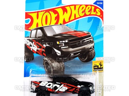 19 Chevy Silverado Trail Boss LT #53 black - 2022 Hot Wheels Sale