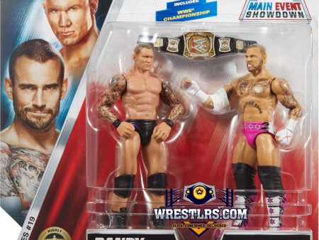 Randy Orton & CM Punk - WWE Main Event Showdown Series 19 Hot on Sale