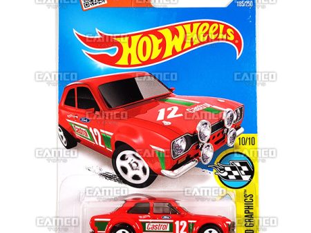 70 Ford Escort RS1600 #185 red - 2016 Hot Wheels Online