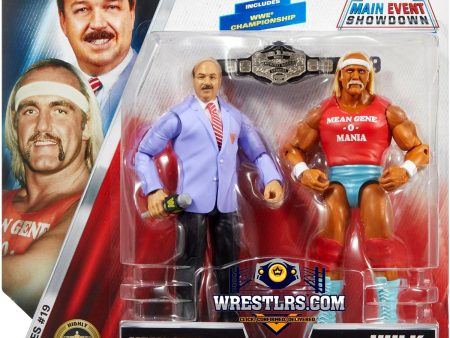 Hulk Hogan & Mean Gene Okerlund - WWE Main Event Showdown Series 19 Supply