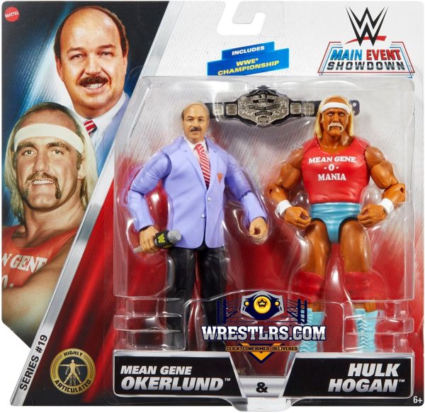 Hulk Hogan & Mean Gene Okerlund - WWE Main Event Showdown Series 19 Supply