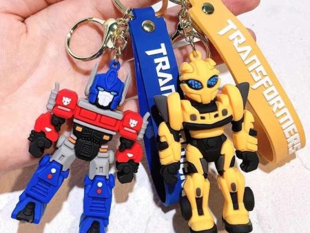 Transformers 3D Silicon Keychains With Bagcharm And Strap (Choose from Drop Down Menu) For Cheap