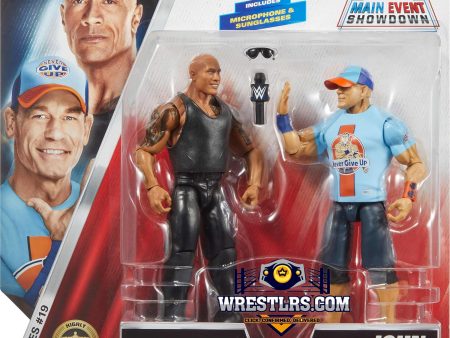 The Rock & John Cena - WWE Main Event Showdown Series 19 For Sale