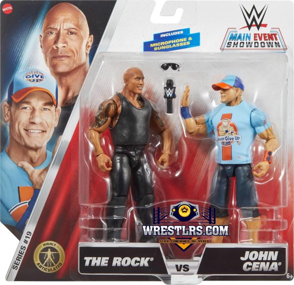 The Rock & John Cena - WWE Main Event Showdown Series 19 For Sale