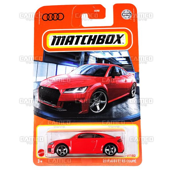 2019 Audi TT RS Coupe #49 red - 2022 Matchbox Online now