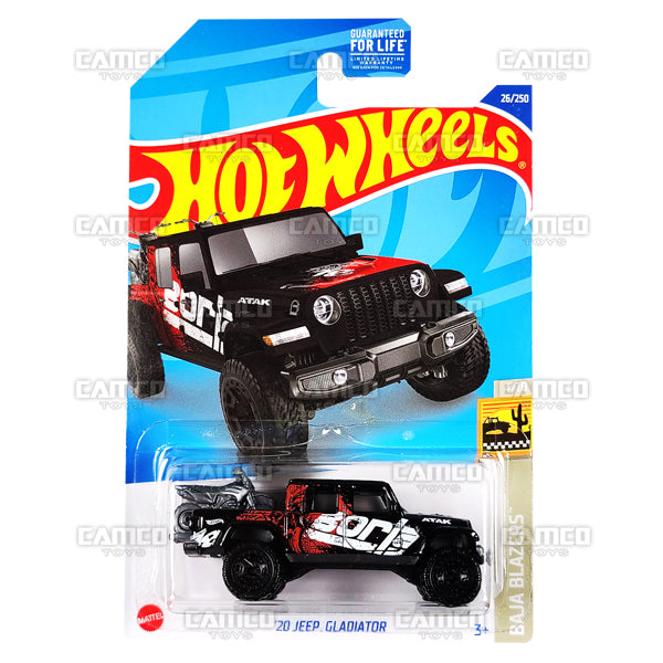 20 Jeep Gladiator #26 black - 2022 Hot Wheels Supply