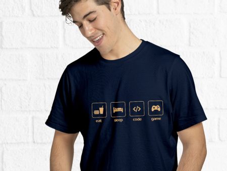 Eat, Sleep, Code Game T-shirt Online now