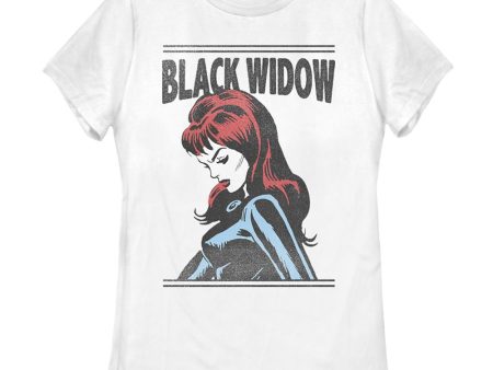 Women s Marvel Widow Simple T-Shirt For Sale