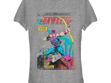 Junior s Marvel Hawkeye Cover T-Shirt Hot on Sale