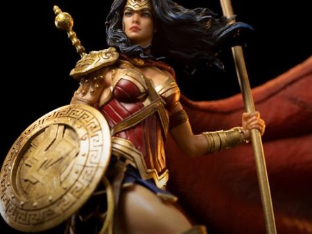 (Pre-Order) Iron Studios DC Comics Wonder Woman Unleased Deluxe Art 1:10 Scale Statue For Sale