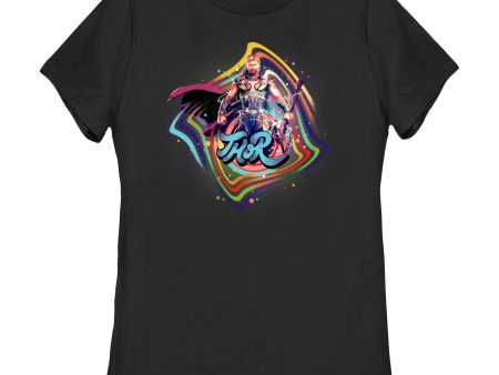 Women s Marvel Thor Love and Thunder Groovy Thor T-Shirt For Sale