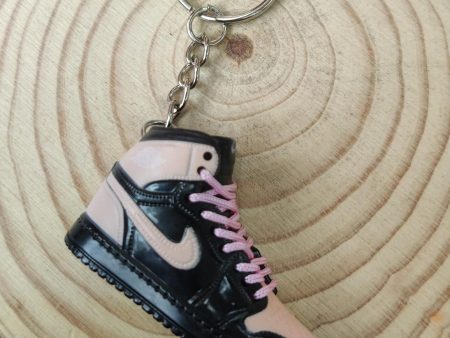 3D Sneaker Keychain - Cream Black Online