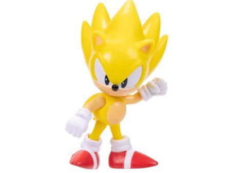 Jakks Sonic 2.5  Inch Wave 7 Classic Super Sonic Figure Online Hot Sale