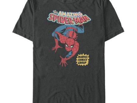 Men s Marvel Comics Spidey Cover Simplified T-Shirt on Sale