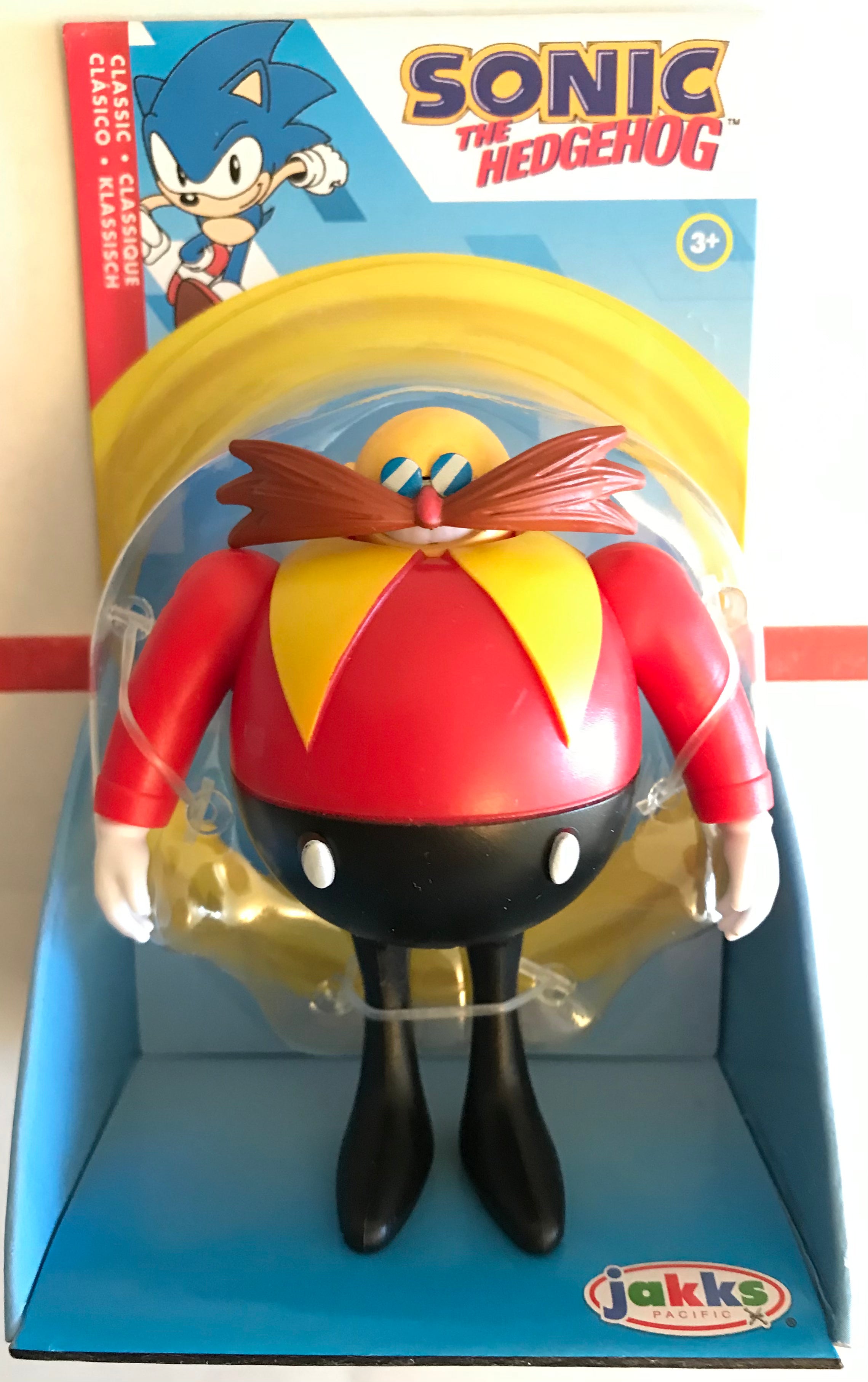 Jakks Sonic 2.5  Inch Classic Dr. Eggman (Robotnic) Articulated Figure Wave 6 Checklane on Sale