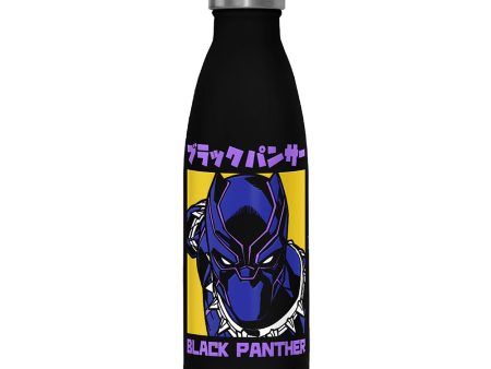 Drinkware Marvel BLACK PANTHER KANJI 17oz Stainless Steel Bottle Cheap