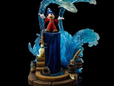 (Pre-Order) Iron Studios Disney Fantasia Sorcerer s Apprentice Mickey Deluxe Art Scale Limited Edition 1:10 Statue Sale