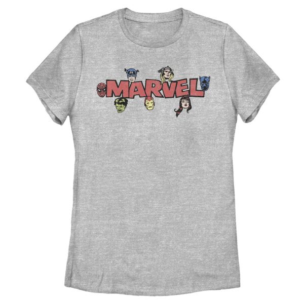 Women s Marvel VINTAGE LOGO T-Shirt Hot on Sale