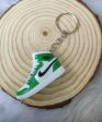 3D Sneaker Keychain - Green on Sale