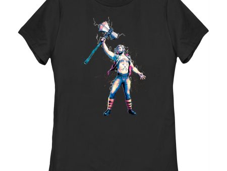 Women s Marvel Thor Love and Thunder Stormbreaker Salute T-Shirt For Sale