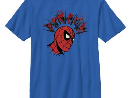 Boy s Marvel Spider-Man Beyond Amazing MULTIPLE SPIDEY SENSES T-Shirt Cheap