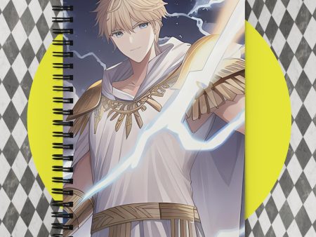 Zeus god of Lightning Spiral Notebook Supply