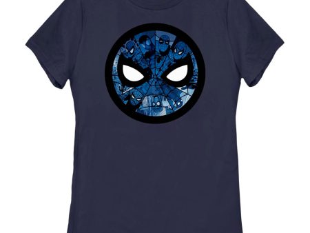 Women s Marvel Spider-Man Beyond Amazing MASK CIRCLE SPIDEYS T-Shirt on Sale