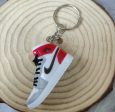 3D Sneaker Keychain - Grey Red on Sale