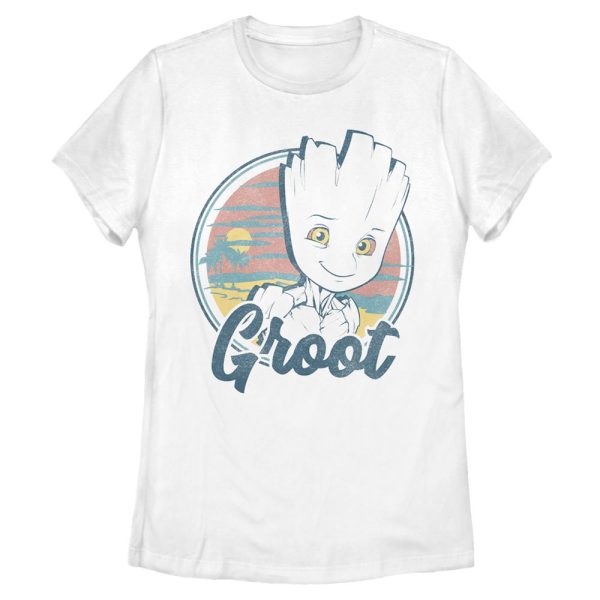 Women s Marvel TROPICAL GROOT T-Shirt Online